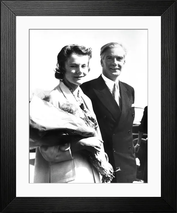 Framed Print : British Prime Minister Anthony Eden with wife, Clarissa, ca. 1955. Courtesy: CSU Archives  /  Everett Collection