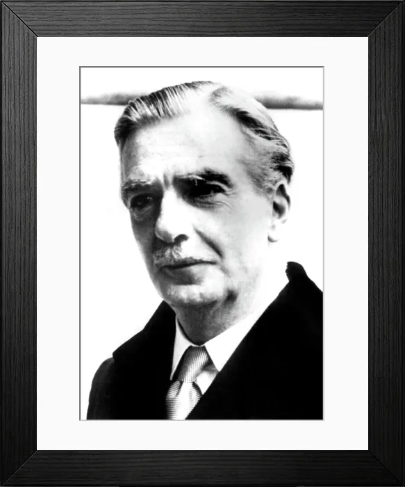 Framed Print : British Prime Minister Anthony Eden, ca. 1955. Courtesy: CSU Archives  /  Everett Collection