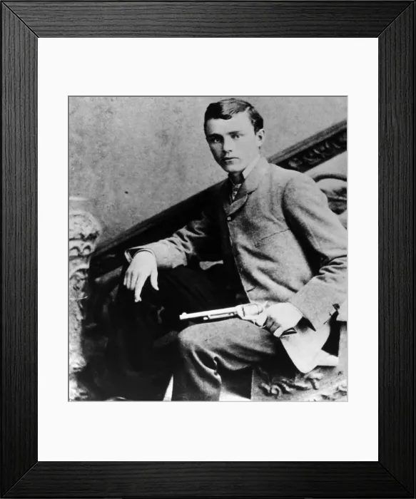 Framed Print : Bob Ford, The Dirty Little Coward who shot and killed Jesse James. Courtesy CSU Archives / Everett Collection