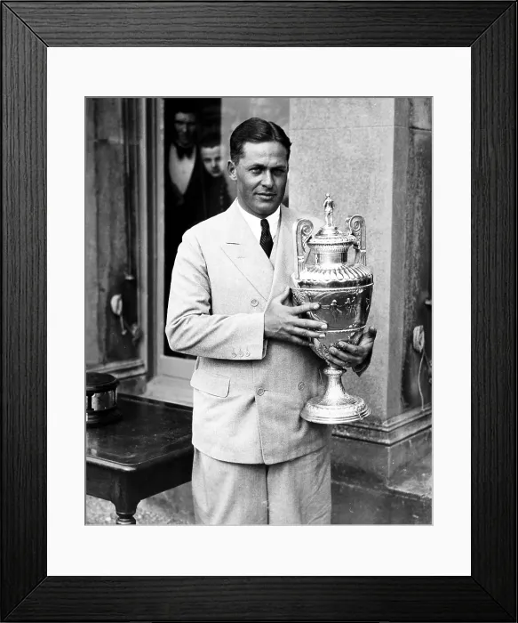Framed Print : EV1837 - Golfer Bobby Jones with the British Amateur Cup, June 1930. Courtesy: CSU Archives / Everett Collection Framed Print : EV1837 - Golfer Bobby Jones with the British Amateur Cup, June 1930. Courtesy: CSU Archives / Everett Collection