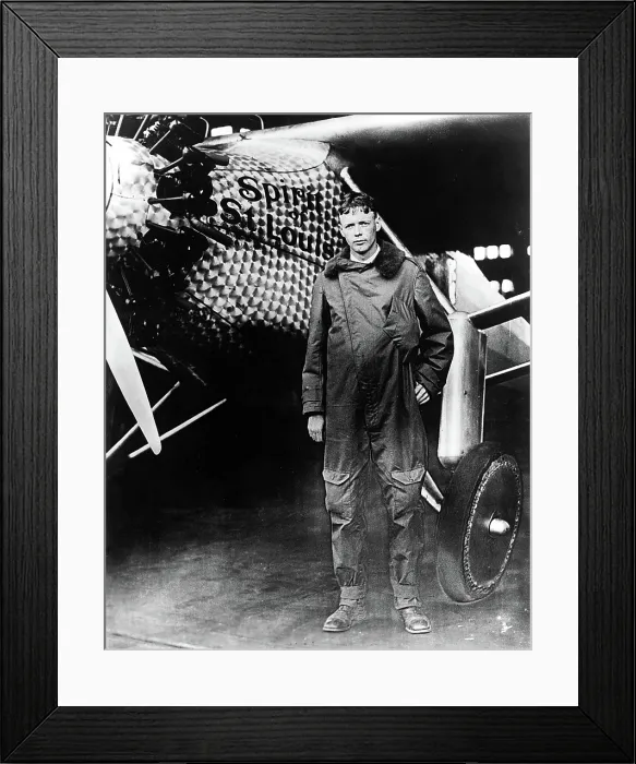 Framed Print : EV1867 - CHARLES LINDBERGH. Courtesy: CSU Archives / Everett Collection Framed Print : EV1867 - CHARLES LINDBERGH. Courtesy: CSU Archives / Everett Collection