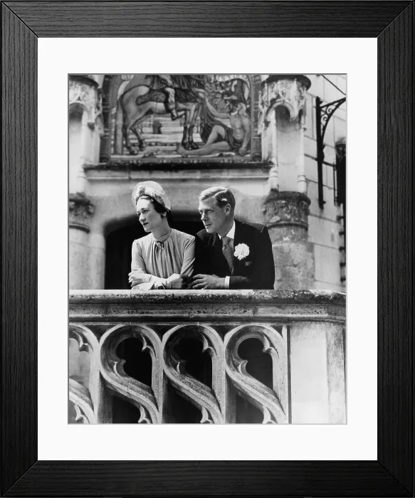 Framed Print : EV1857 -The Duke and Duchess of Windsor on their honeymoon at Wasserleonburg, Austria, June 30, 1937. Courtesy: CSU Archives / Everett Collection Framed Print : EV1857 -The Duke and Duchess of Windsor on their honeymoon at Wasserleonburg, Austria, June 30, 1937. Courtesy: CSU Archives / Everett Collection