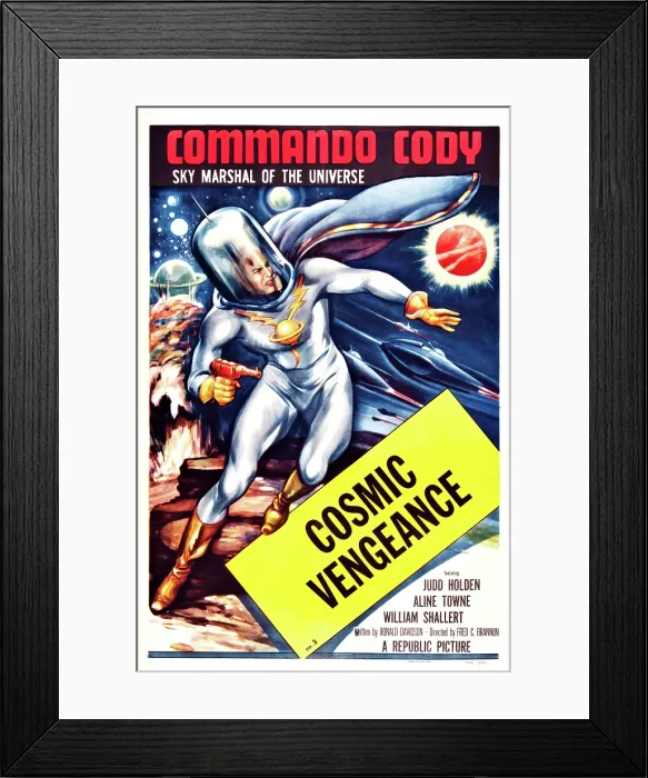 Framed Print : COMMANDO CODY: SKY MARSHAL OF THE UNIVERSE, 1953