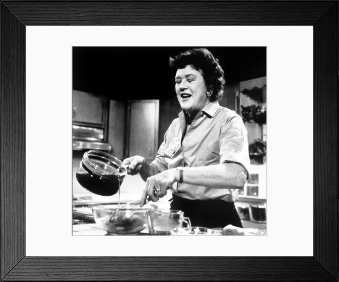 Framed Print : THE FRENCH CHEF, Julia Child, (ca. 1970), 1962-73. Courtesy: CSU Archives / Everett Collection Framed Print : THE FRENCH CHEF, Julia Child, (ca. 1970), 1962-73. Courtesy: CSU Archives / Everett Collection