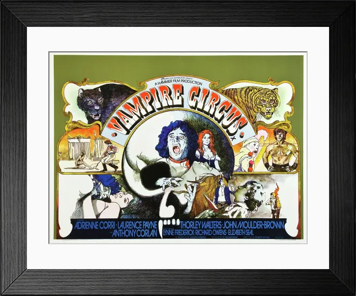 Framed Print : VAMPIRE CIRCUS, Anthony Corlan (center), top far right: David Prowse, 1972, TM and 20th Century Fox. All rights reserved. / Courtesy Everett Collection Framed Print : VAMPIRE CIRCUS, Anthony Corlan (center), top far right: David Prowse, 1972, TM and 20th Century Fox. All rights reserved. / Courtesy Everett Collection