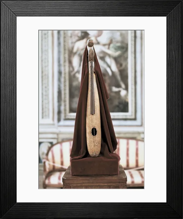 Framed Print : CASALS, Pau (1876-1973). String instrument executed by the father of Pau Casals when he was child. SPAIN. El Vendrell. Pau Casals House Museum Framed Print : CASALS, Pau (1876-1973). String instrument executed by the father of Pau Casals when he was child. SPAIN. El Vendrell. Pau Casals House Museum