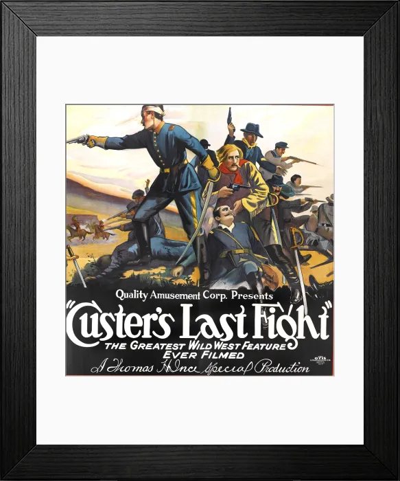 Framed Print : CUSTER'S LAST FIGHT, 1912 Framed Print : CUSTER'S LAST FIGHT, 1912