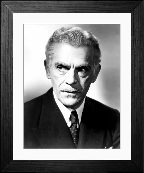 Framed Print : Boris Karloff