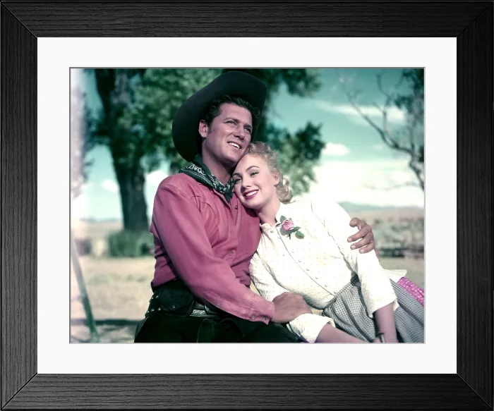 Framed Print : OKLAHOMA!, Gordon MacRae, Shirley Jones, 1955