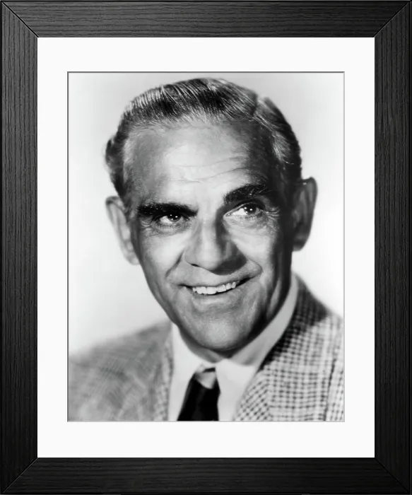 Framed Print : BORIS KARLOFF