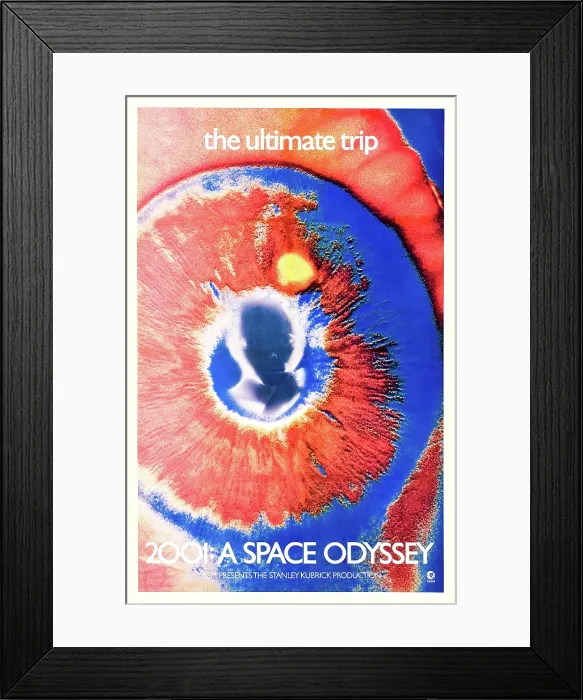 Framed Print : 2001: A SPACE ODYSSEY, US poster art, 1968