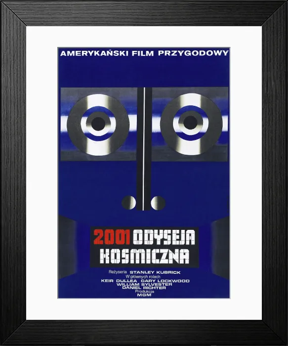 Framed Print : 2001: A SPACE ODYSSEY, (aka 2001 ODYSEJA KOSMICZNA), Polish poster, 1968 Framed Print : 2001: A SPACE ODYSSEY, (aka 2001 ODYSEJA KOSMICZNA), Polish poster, 1968