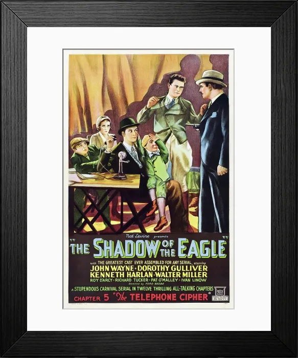 Framed Print : THE SHADOW OF THE EAGLE, Little Billy Rhodes, Dorothy Gulliver, James Bradbury Jr, John Wayne, 1932