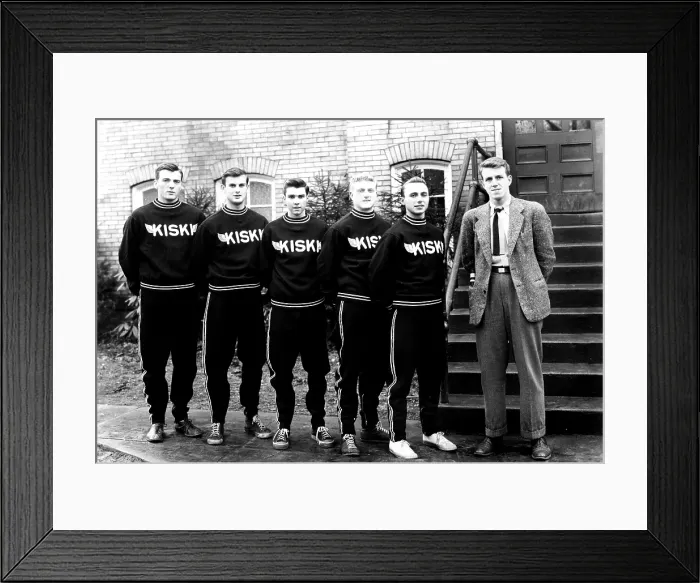 Framed Print : Kiski Indoor Relay Team, Bob Mathias (far left), 1940s. Courtesy: CSU Archives  /  Everett Collection