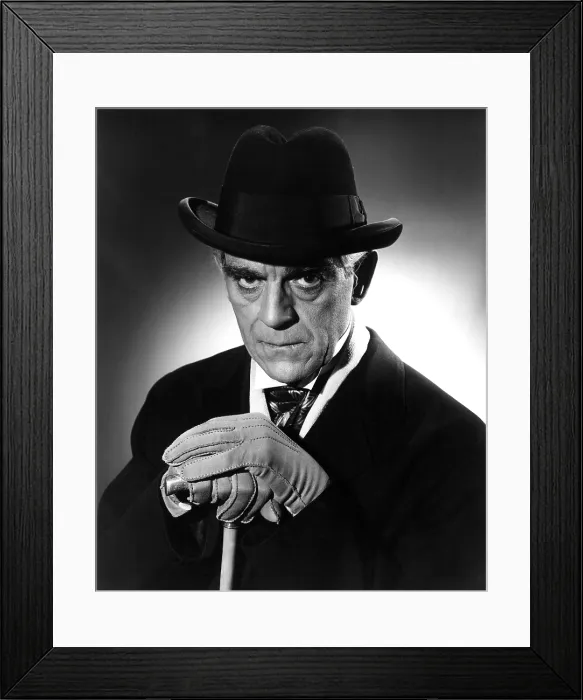 Framed Print : Boris Karloff, 1947