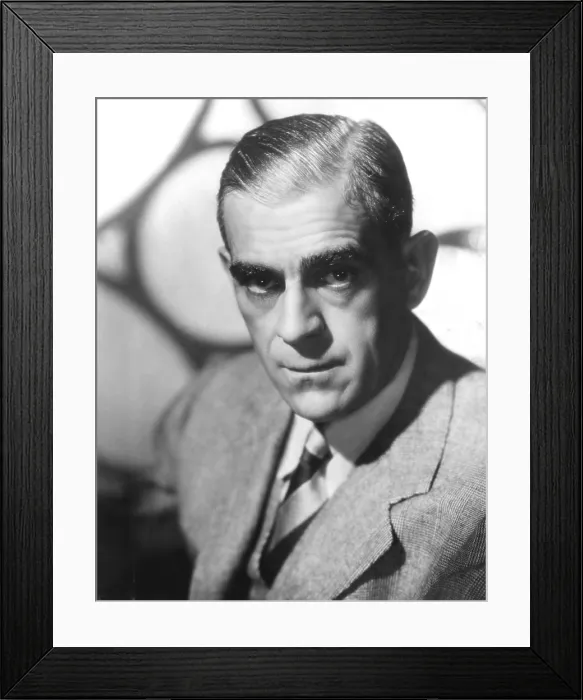 Framed Print : Boris Karloff, ca 1940s