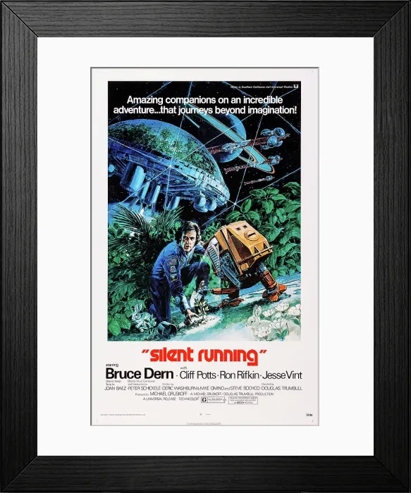 Framed Print : SILENT RUNNING, US poster, Bruce Dern, 1972