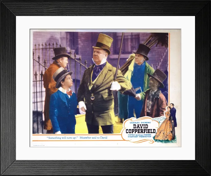 Framed Print : DAVID COPPERFIELD, US lobbycard, front from left: Freddie Bartholomew, W.C. Fields, 1935 Framed Print : DAVID COPPERFIELD, US lobbycard, front from left: Freddie Bartholomew, W.C. Fields, 1935