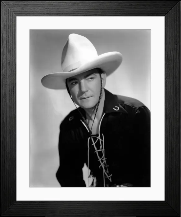 Framed Print : Buck Jones, Universal Pictures portrait, ca. 1935 Framed Print : Buck Jones, Universal Pictures portrait, ca. 1935