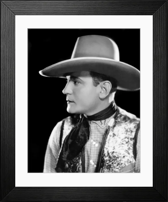Framed Print : Buck Jones, ca. 1920s, ph: W.F. Seeley