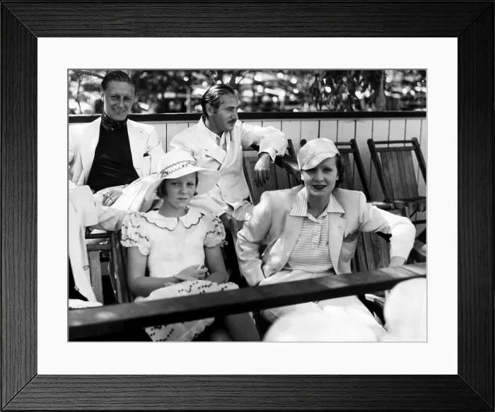 Framed Print : Rudolph Sieber and Josef Von Sternberg (back) with Marlene Dietrich and her daughter, Maria, at a charity polo game, 1934. Courtesy: CSU Archives / Everett Collection Framed Print : Rudolph Sieber and Josef Von Sternberg (back) with Marlene Dietrich and her daughter, Maria, at a charity polo game, 1934. Courtesy: CSU Archives / Everett Collection