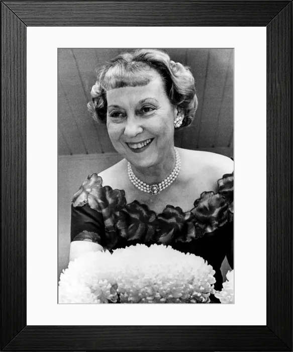 Framed Print : Mamie Eisenhhower on her 67th birthday. November 14, 1963. Courtesy: CSU Archives / Everett Collection