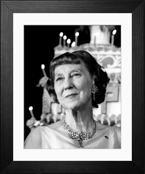 Framed Print : Mamie Eisenhower at an early party celebrating her 75th birthday. September 27, 1971. Courtesy: CSU Archives / Everett Collection Framed Print : Mamie Eisenhower at an early party celebrating her 75th birthday. September 27, 1971. Courtesy: CSU Archives / Everett Collection