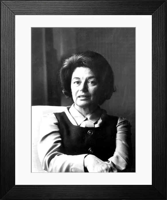 Framed Print : Mavis Gallant, early 1970s. Courtesy: CSU Archives  /  Everett Collection