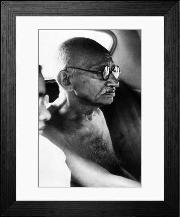 Framed Print : Mahatma Gandhi, ca 1947. Courtesy: CSU Archives / Everett Collection