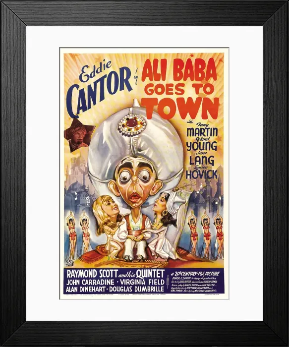 Framed Print : ALI BABA GOES TO TOWN, Eddie Cantor (center), 1937 Framed Print : ALI BABA GOES TO TOWN, Eddie Cantor (center), 1937