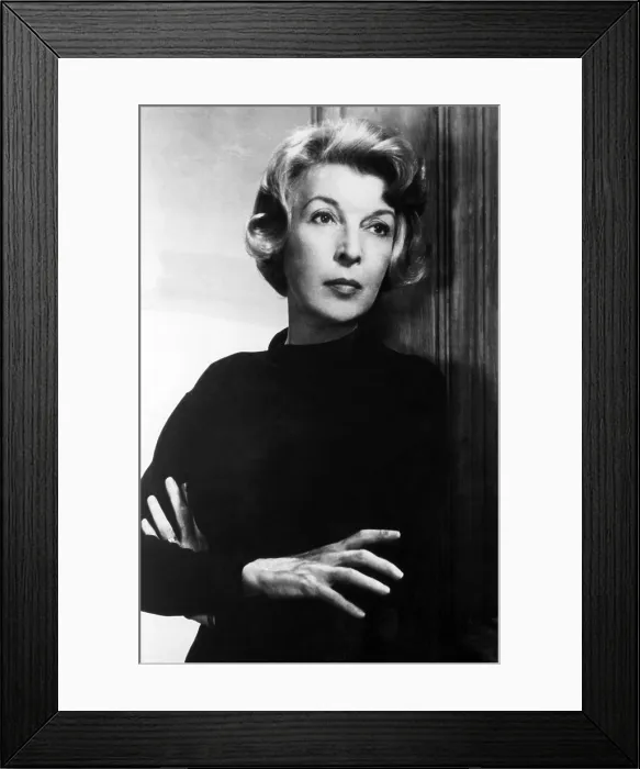 Framed Print : Author Martha Gellhorn, 3rd wife of Ernest Hemingway. ca 1960s. Courtesy: CSU Archives / Everett Collection