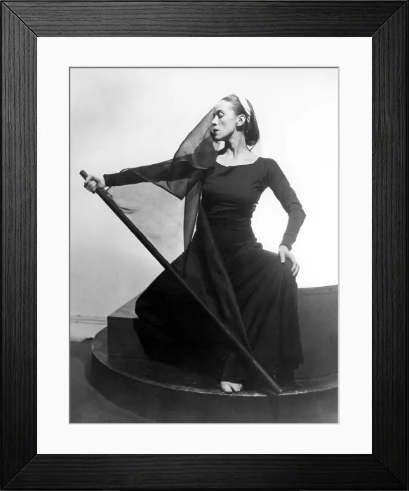 Framed Print : Martha Graham in her TRAGIC HOLIDAY, CA. 1937.. Courtesy: CSU Archives  /  Everett Collection
