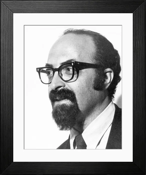 Framed Print : American author and rabbi Chaim Potok, (1929-2002), c. 1970.. Courtesy: CSU Archives  /  Everett Collection