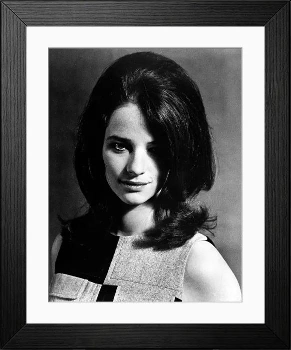 Framed Print : Charlotte Rampling, mid 1960s Framed Print : Charlotte Rampling, mid 1960s