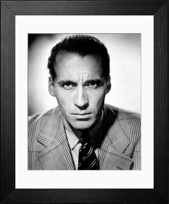 Framed Print : Christopher Lee, 1959 Framed Print : Christopher Lee, 1959