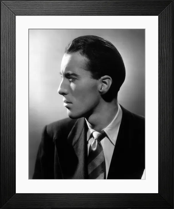 Framed Print : Christopher Lee, 1949