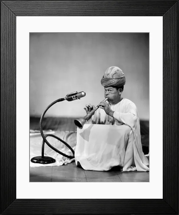 Framed Print : Fred Allen recording the radio program TEXACO STAR THEATER, 1941. Courtesy: CSU Archives / Everett Collection