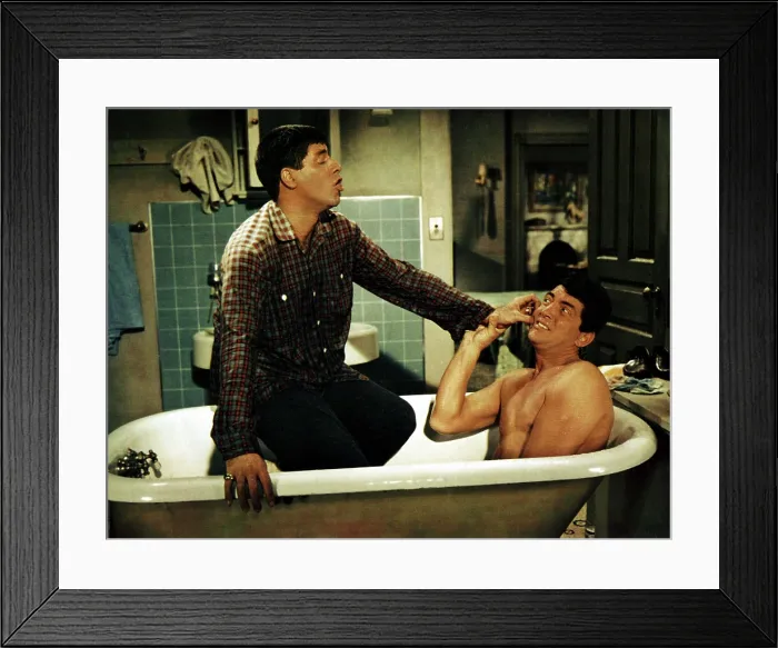 Framed Print : ARTISTS AND MODELS, Jerry Lewis, Dean Martin, 1955