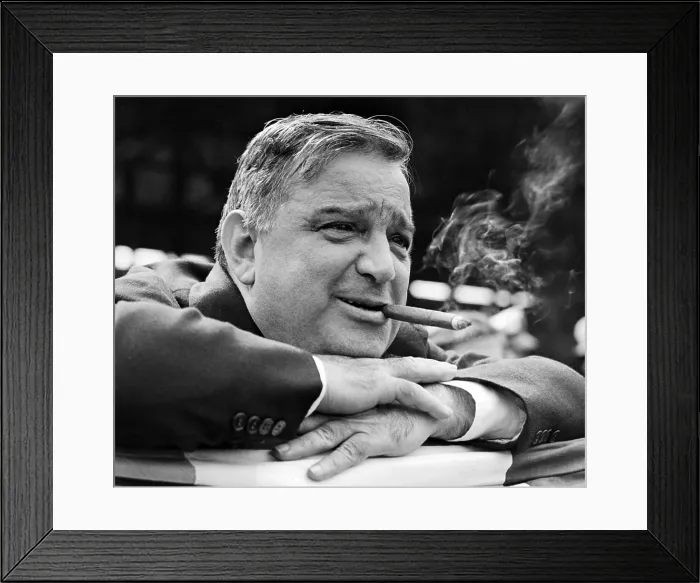 Framed Print : Fiorello LaGuardia, Mayor of New York, attending a football game at the Polo Grounds, New York, September 1942.. Courtesy: CSU Archives / Everett Collection Framed Print : Fiorello LaGuardia, Mayor of New York, attending a football game at the Polo Grounds, New York, September 1942.. Courtesy: CSU Archives / Everett Collection