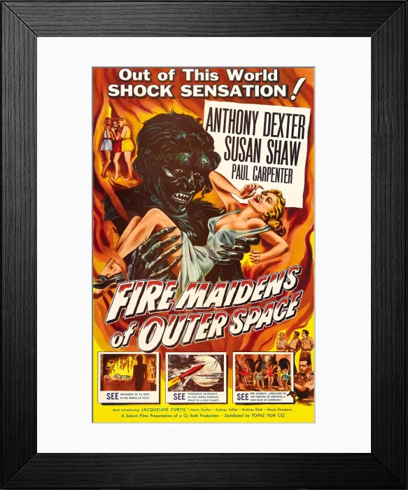 Framed Print : FIRE MAIDENS OF OUTER SPACE, 1956