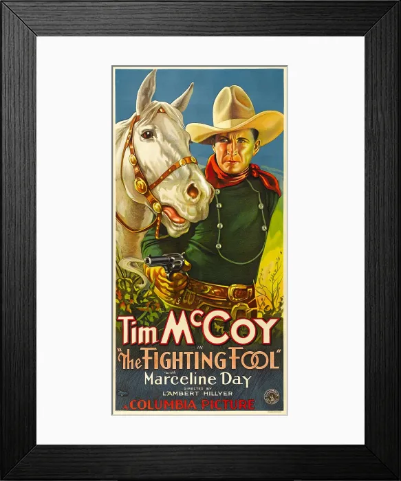 Framed Print : THE FIGHTING FOOL, Tim McCoy, 1932 Framed Print : THE FIGHTING FOOL, Tim McCoy, 1932