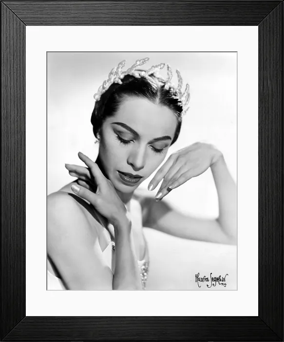 Framed Print : Maria Tallchief, ballerina of the Ballet Russe De Monte Carlo, 11 / 6 / 1954. CSU Archives / Everett Collection