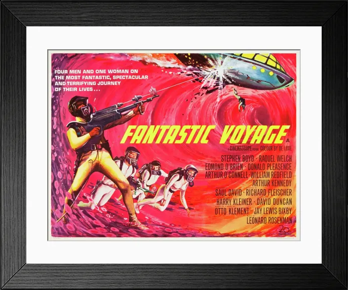 Framed Print : FANTASTIC VOYAGE, British poster art, 1966, TM and Copyright 20th Century Fox Film Corp. All rights reserved. / courtesy Everett Collection Framed Print : FANTASTIC VOYAGE, British poster art, 1966, TM and Copyright 20th Century Fox Film Corp. All rights reserved. / courtesy Everett Collection