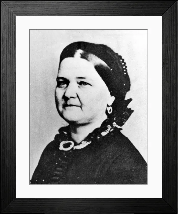 Framed Print : Future first lady Mary Todd Lincoln (wife of Abraham Lincoln), (1818-1882), c. 1850's.. Courtesy: CSU Archives  /  Everett Collection