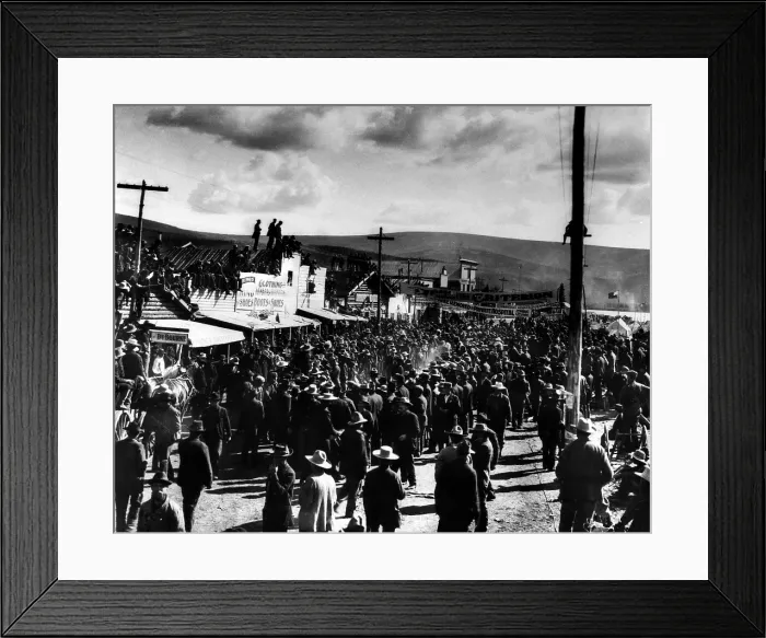Framed Print : Dawson City, Canada, July 4, 1899. Courtesy: CSU Archives / Everett Collection