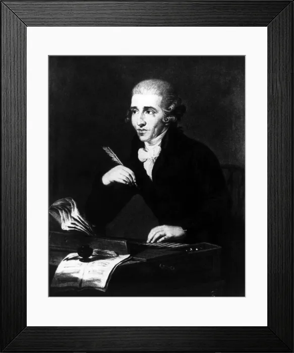 Framed Print : Classical composer Franz Josef Hayden. 1732-1809. Courtesy: CSU Archives / Everett Collection