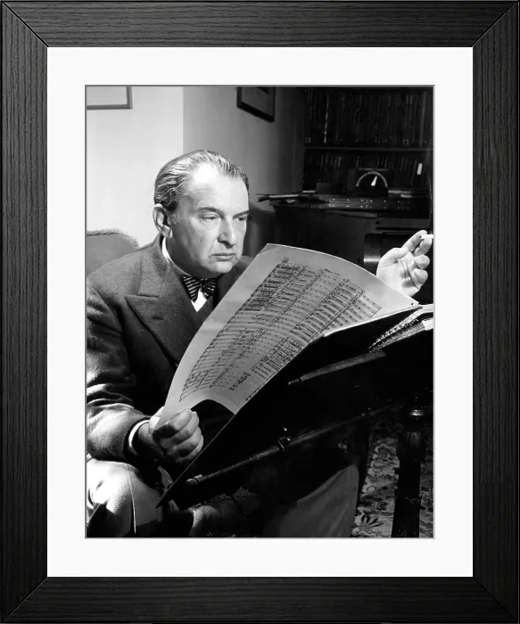Framed Print : Fritz Reiner (1888-1963), opera and symphony conductor, circa 1947. Courtesy: CSU Archives / Everett Collection