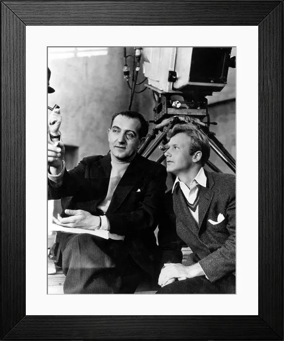 Framed Print : FRITZ LANG and DAVID TYRREL. Courtesy: CSU Archives / Everett Collection Framed Print : FRITZ LANG and DAVID TYRREL. Courtesy: CSU Archives / Everett Collection