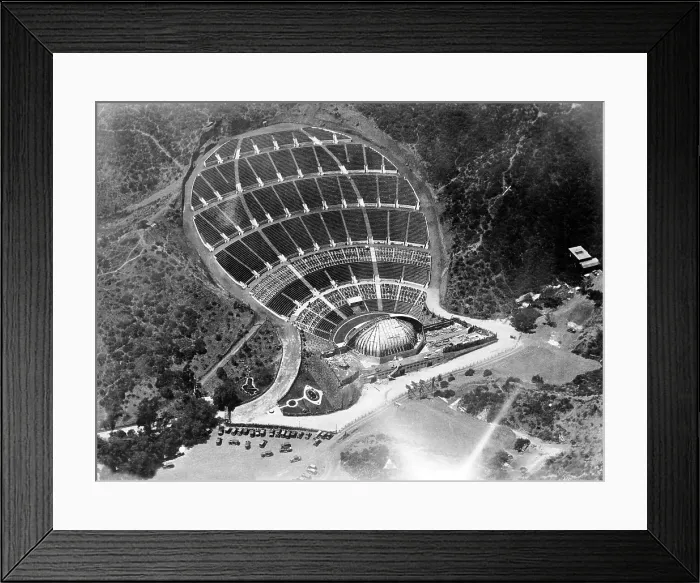 Framed Print : The Hollywood Bowl, Hollywood, California, circa 1920s. Courtesy: CSU Archives / Everett Collection