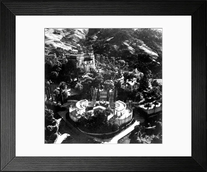 Framed Print : Arial view of Hearst Castle, San Simeon, California CSU Archives / courtesy Everett Collection Framed Print : Arial view of Hearst Castle, San Simeon, California CSU Archives / courtesy Everett Collection